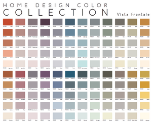 HOME DESIGN COLOR COLLECTION (@2020 Covema) - ColorBook - Cartella colori di 120 foglietti reali in un raccoglitore ad anelli