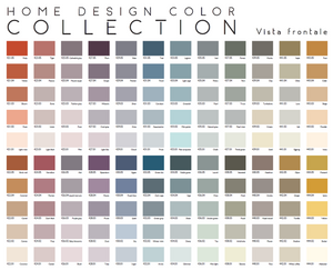 HOME DESIGN COLOR COLLECTION (@2020) - ColorTester  - Campioni liquidi dei 120 colori - 100 ml – 433.x (01-05)